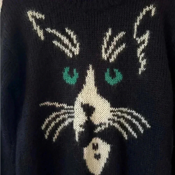 Bar lll Mohair Cat Crew Neck Size S - Picture 2 of 4